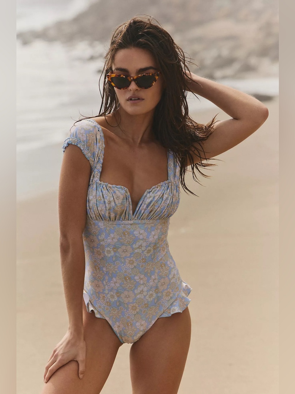Free People X Capittana Brooke One-Piece Swimsuit